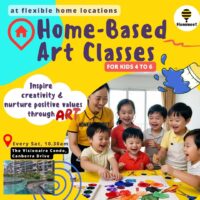 Every Sat, 10.30am (The Visionaire Condo, Sembawang )Home-based Art Trial Class for 4 to 6 years old